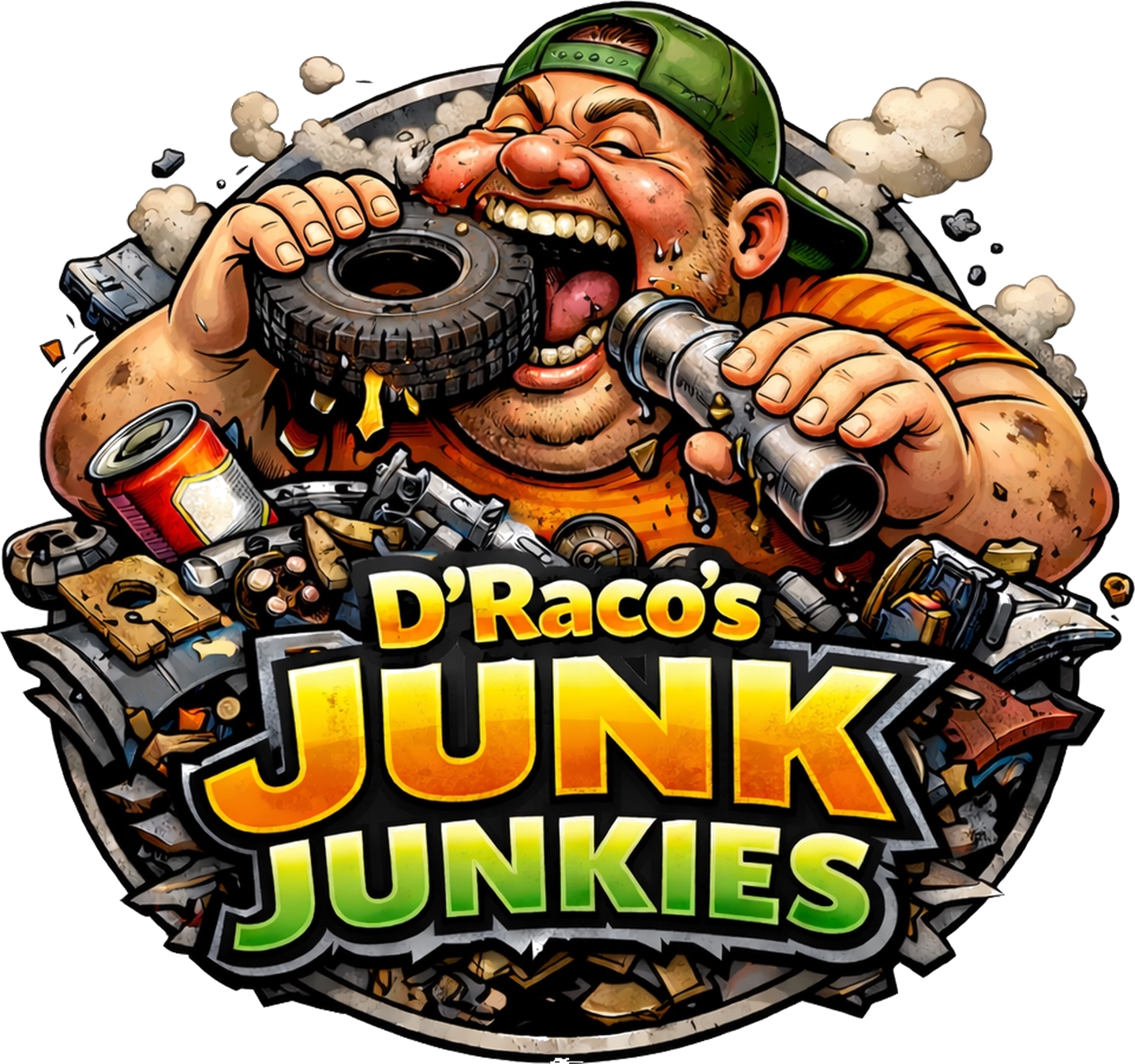 D'Raco's Junk Junkies logo